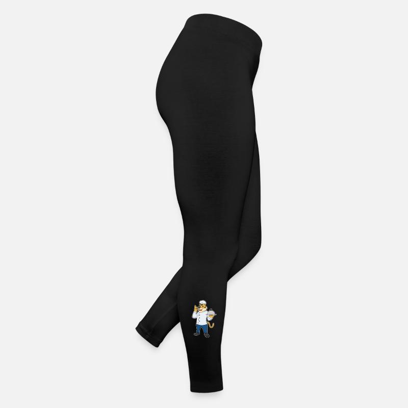 Tiger Cook Serving Bell Cooking Women’s Jersey Leggings