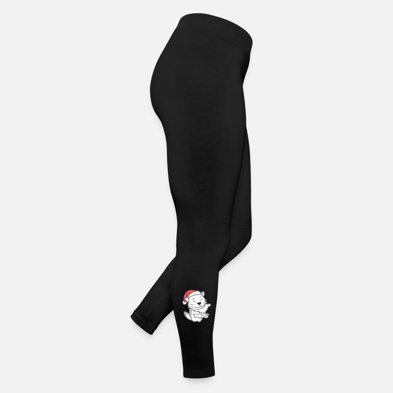 Burmilla Katze Weihnachten Schlafen Müde Frauen Jersey Leggings