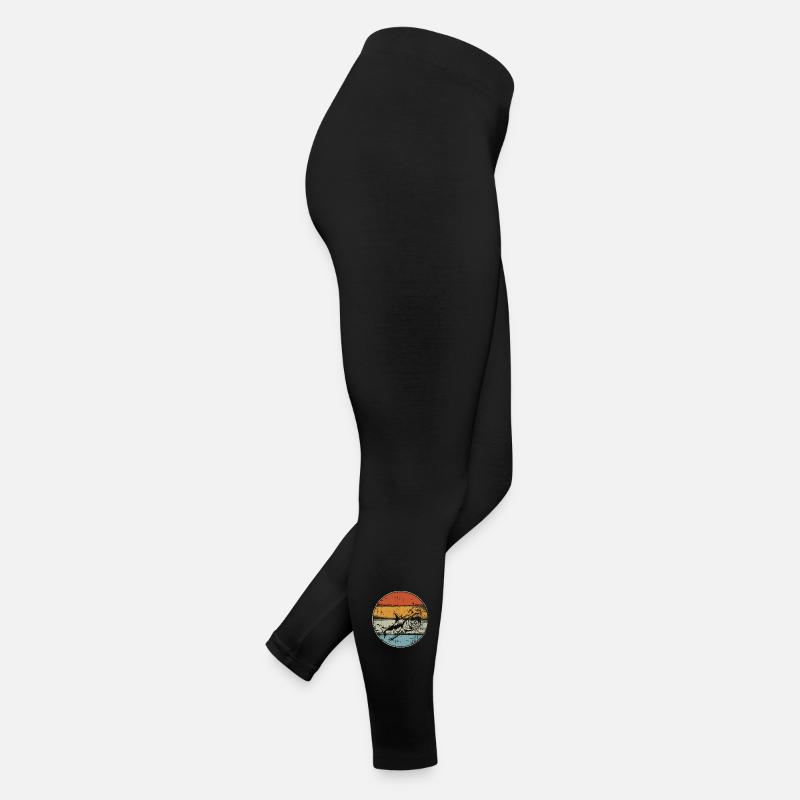 Vintage Hai Frauen Jersey Leggings