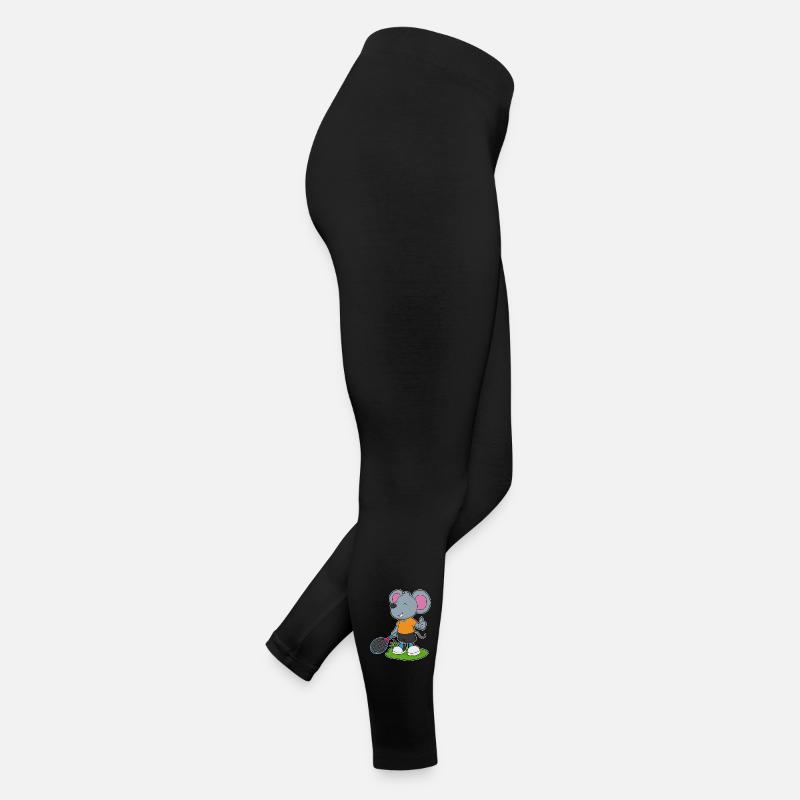 Mouse Tennis Racket Women’s Jersey Leggings