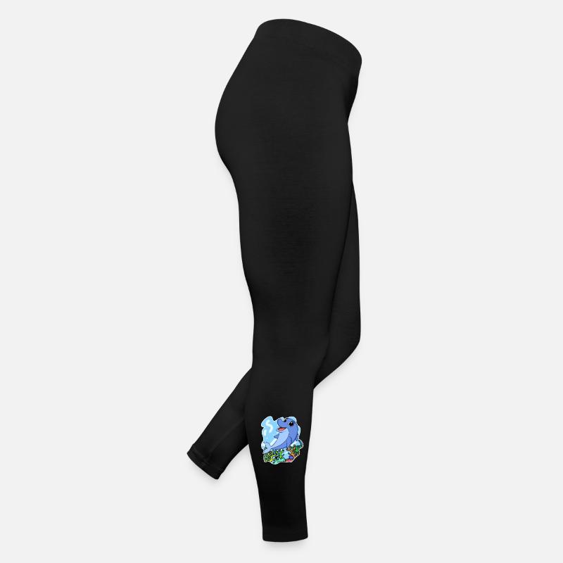 Delfin - Säugetier Meerestier Naturschutz Umwelt Frauen Jersey Leggings
