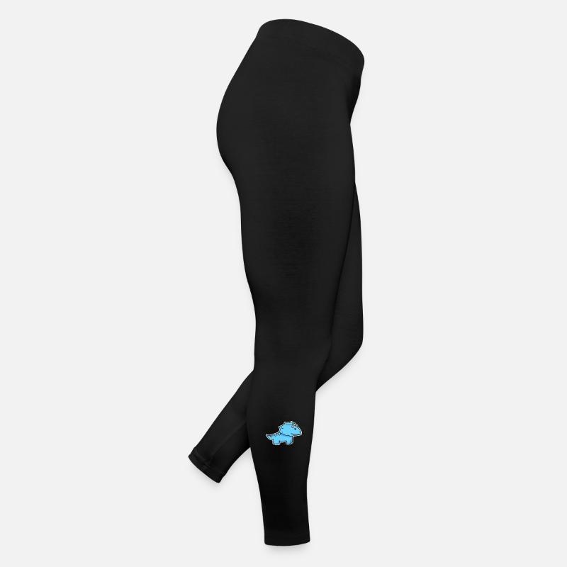 Dino Dinosaur Blue Women’s Jersey Leggings