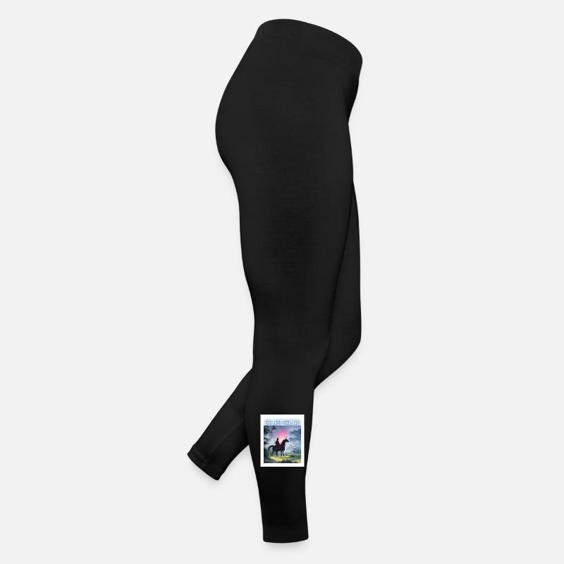 Der letzte Samurai The Last Samurai riding a horse Frauen Jersey Leggings