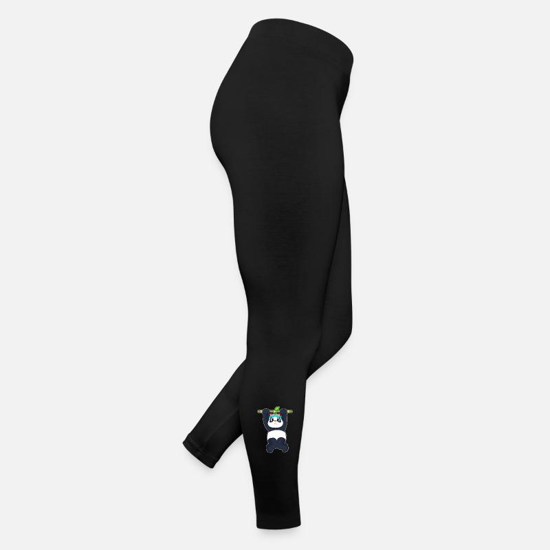 Panda Bodybuilder Pull-ups Bodybuilding Women’s Jersey Leggings