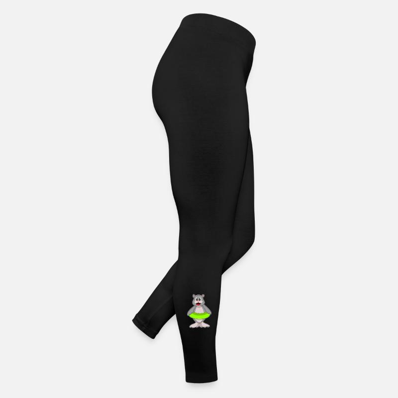 Été de nage dans le ring de nage des phoques Legging en jersey Femme