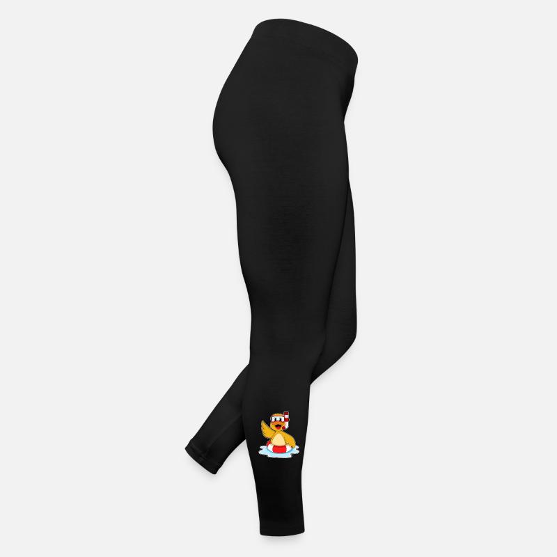 Natation de canards Ring Été Legging en jersey Femme
