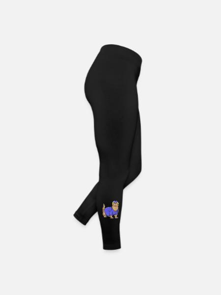 Football américain Otter - Legging en jersey Femme - noir - Droite