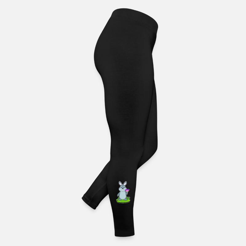 Ventilateur à main de lapin Legging en jersey Femme