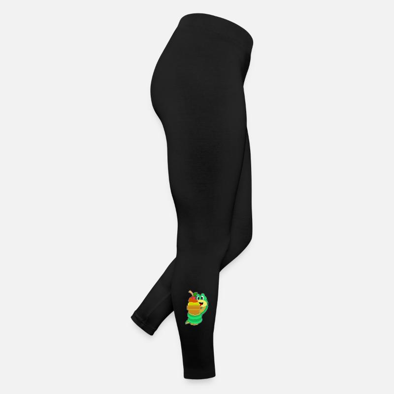 Crème glacée gaufre serpent Legging en jersey Femme