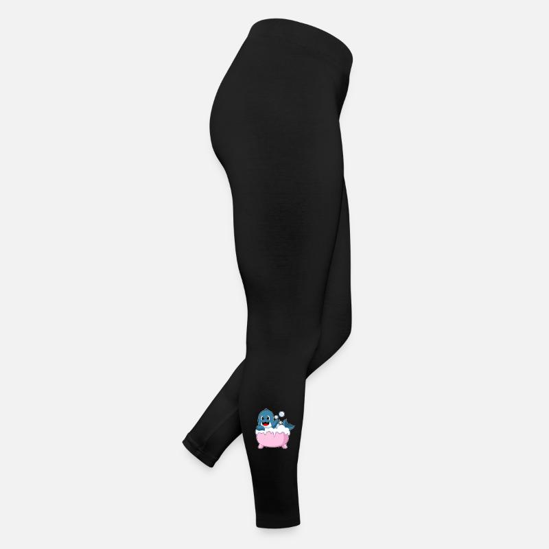 Dolphin Bathing Bathtub Women’s Jersey Leggings