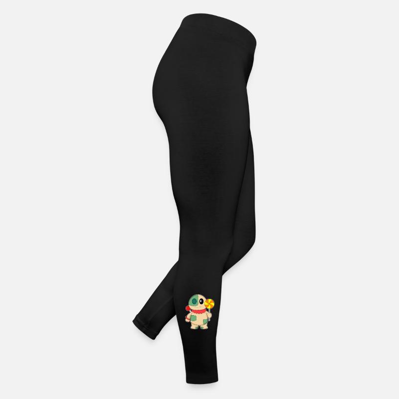Voodoo Puppe Halloween Lutscher Frauen Jersey Leggings