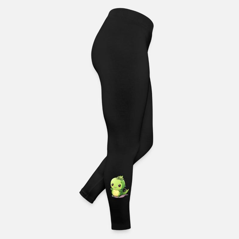 Cactus Kawaii mignon aux grands yeux Legging en jersey Femme
