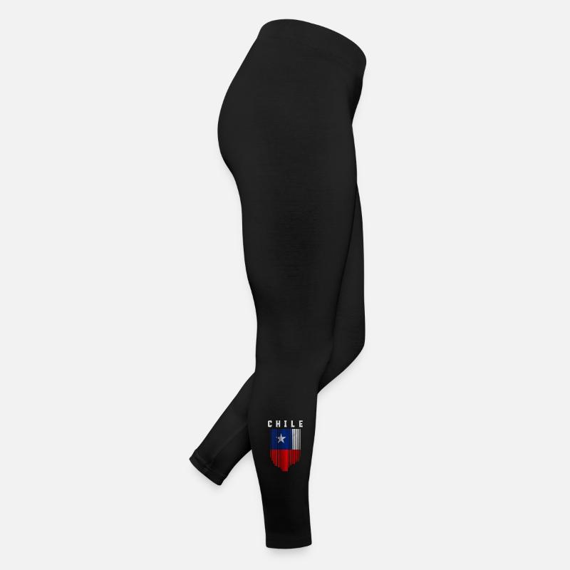 Drapeau du Chili, fierté chilienne Legging en jersey Femme