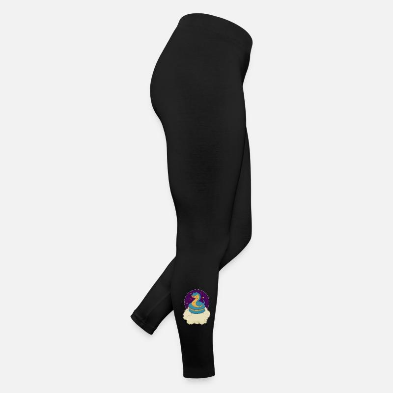 Schlange Wolken Frauen Jersey Leggings