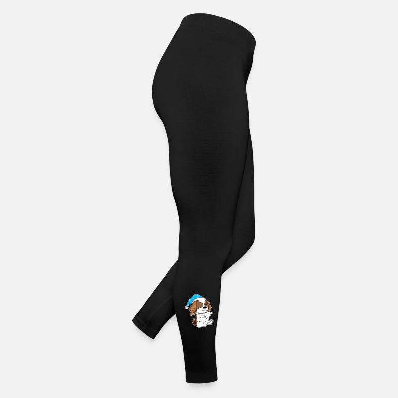 Cavalier King Charles Spaniel Sleeping Fatigue Legging en jersey Femme