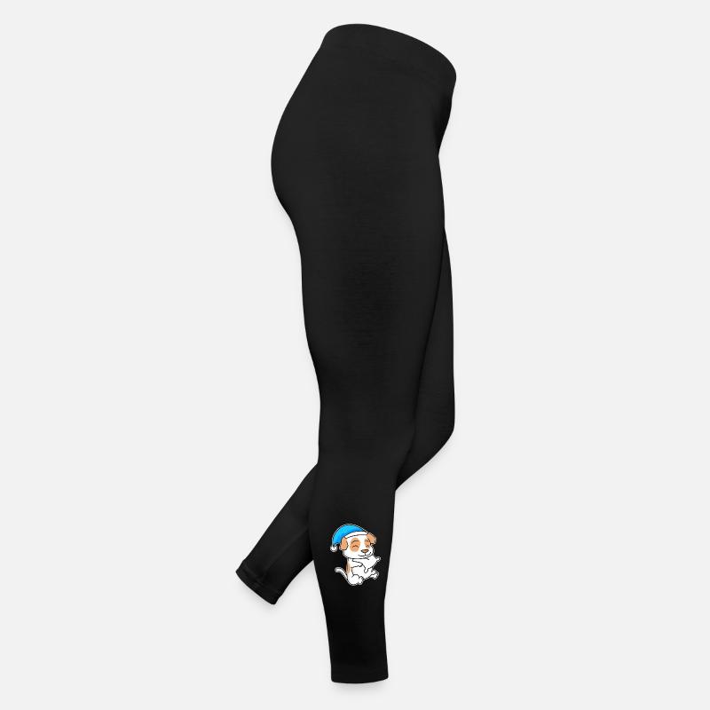 Jack Russell Terrier Chien fatigué de sommeil Legging en jersey Femme