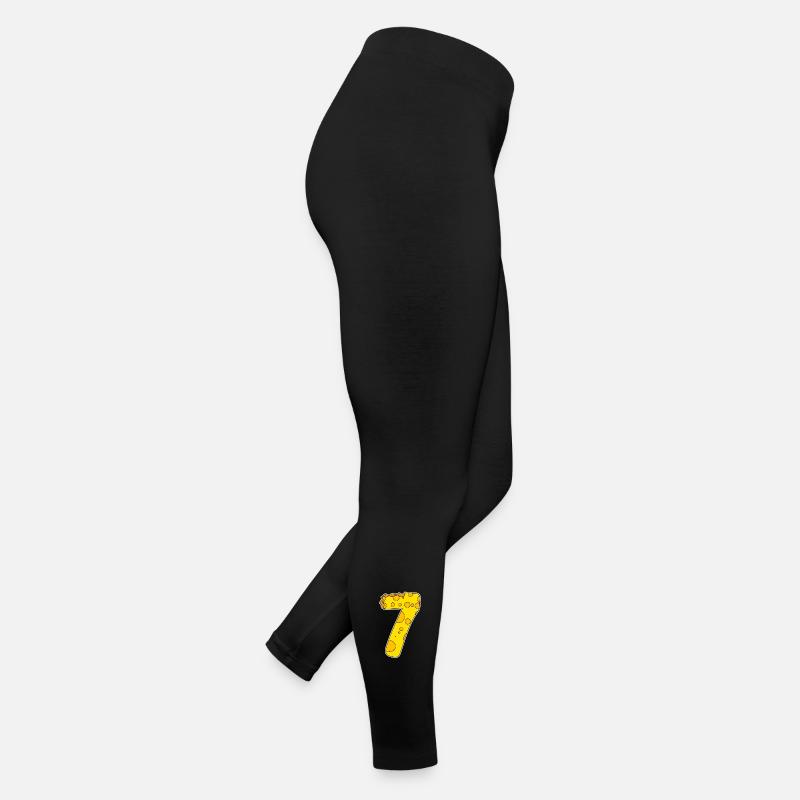 Zahl 7 Frauen Jersey Leggings