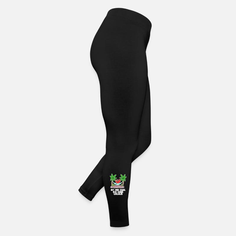 Urlaub Spruch Sprüche Frauen Jersey Leggings