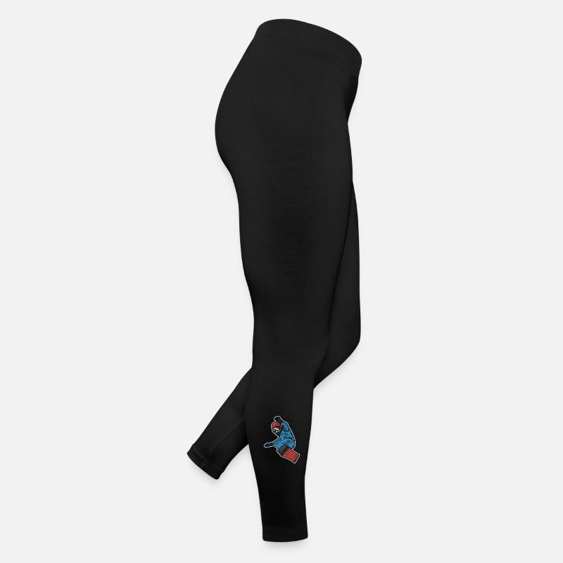 Kleiner Snowboarder Frauen Jersey Leggings
