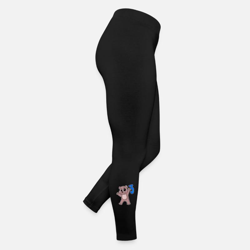Ours motif 3e anniversaire - Trois ans Legging en jersey Femme