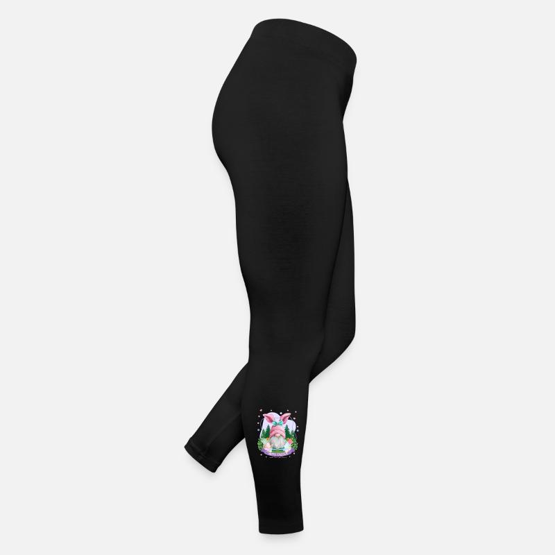 Hoppy Gnome Easter - Idée cadeau de Pâques Legging en jersey Femme