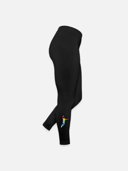BASKETTEUR COOL BUNT BASKET-BALL - Legging en jersey Femme - noir - Droite
