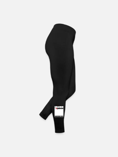 40. Geburtstag Mann Frau 40 Jahre Lustig Geschenk - Frauen Jersey Leggings - Schwarz - Rechts