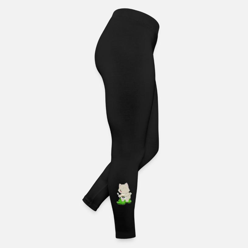 Cuisson dans un bol de cuisson pour chats Legging en jersey Femme