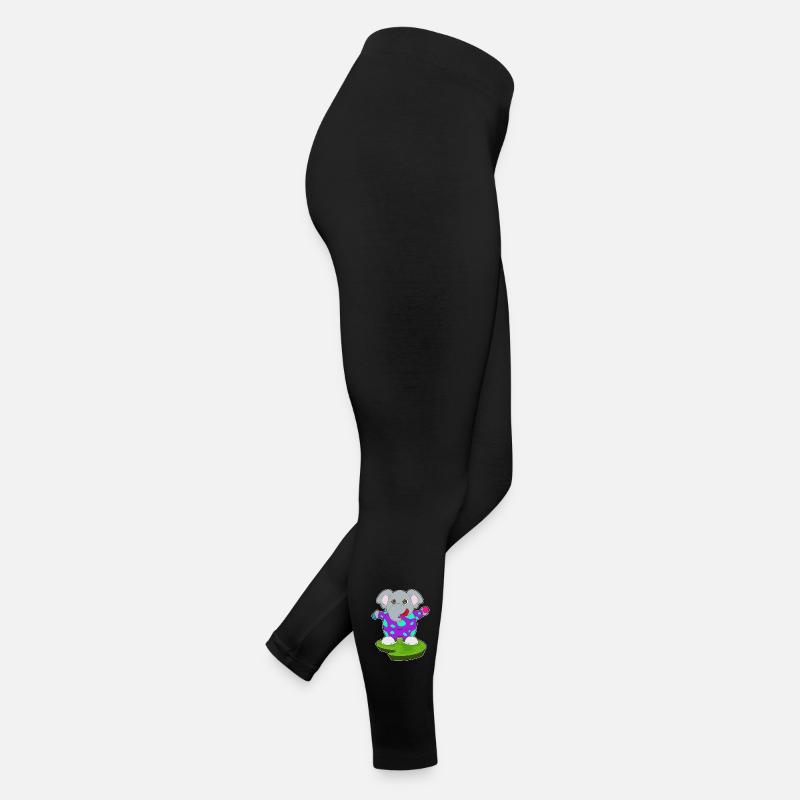 Clown éléphant Legging en jersey Femme