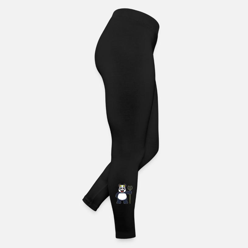 Panda Halloween Devil Women’s Jersey Leggings