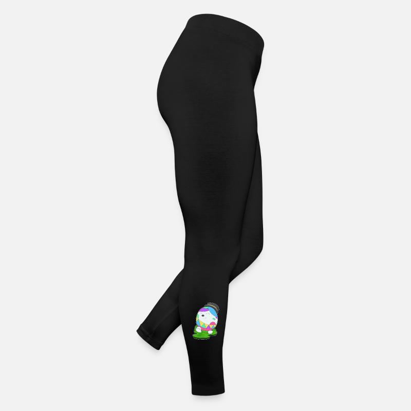 Cylindre d’oeuf de Pâques Legging en jersey Femme