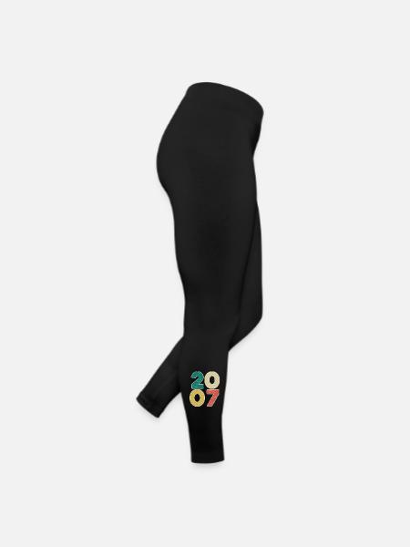 2007 - Year 2007 - Year 2007 - Women’s Jersey Leggings - black - Right