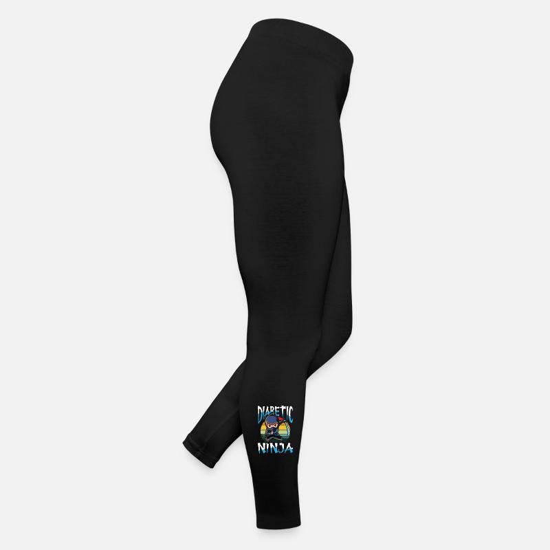 Diabetic ninja Frauen Jersey Leggings