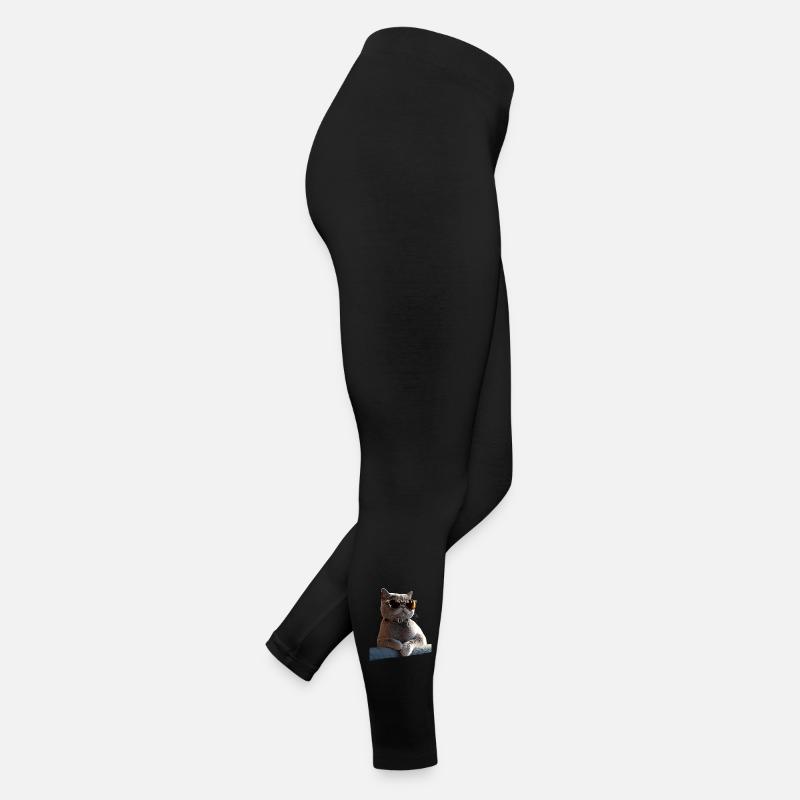 British Shorthair Chat BKH Chat Maman Chats Mignons Legging en jersey Femme