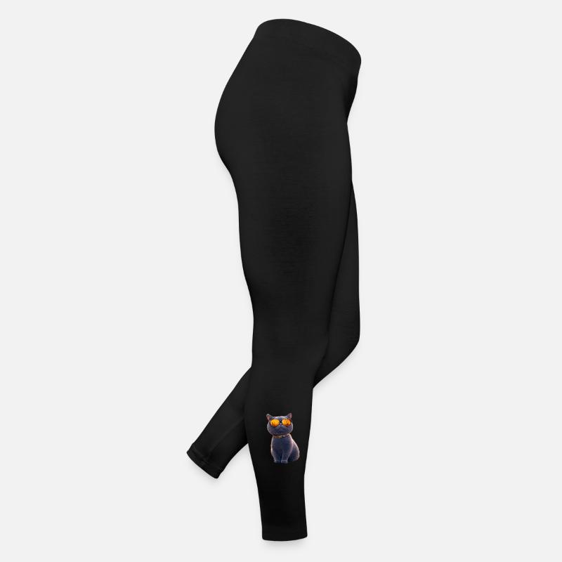 British Shorthair Chat BKH Chat Maman Chats Mignons Legging en jersey Femme