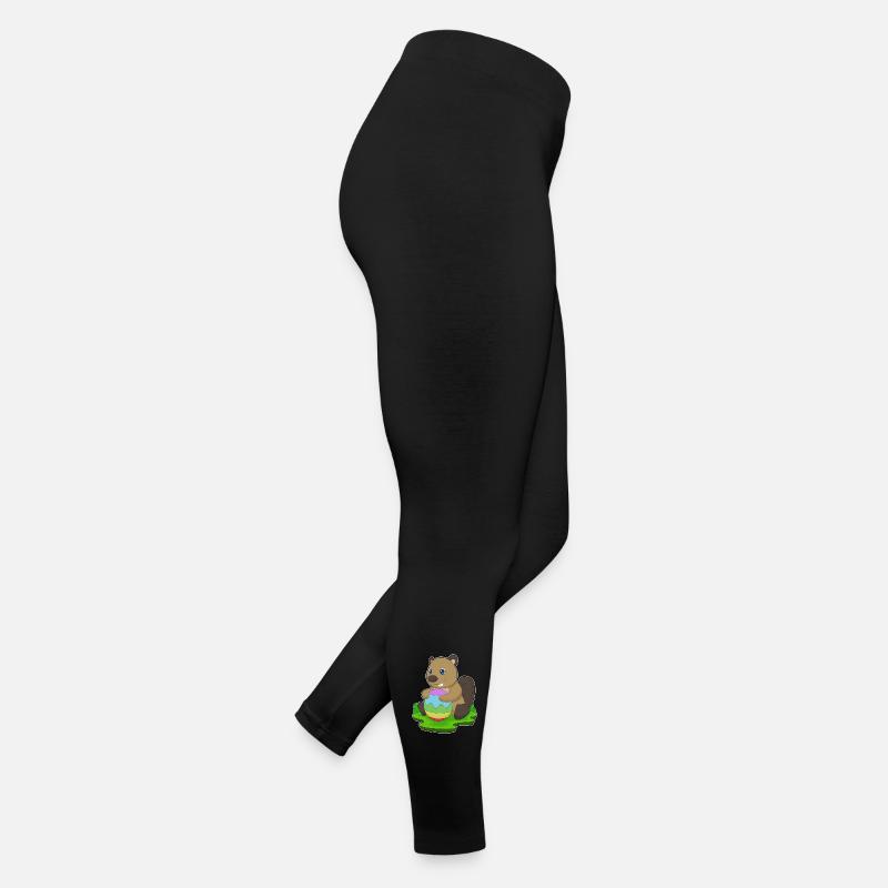 Oeuf de Pâques Castor Legging en jersey Femme