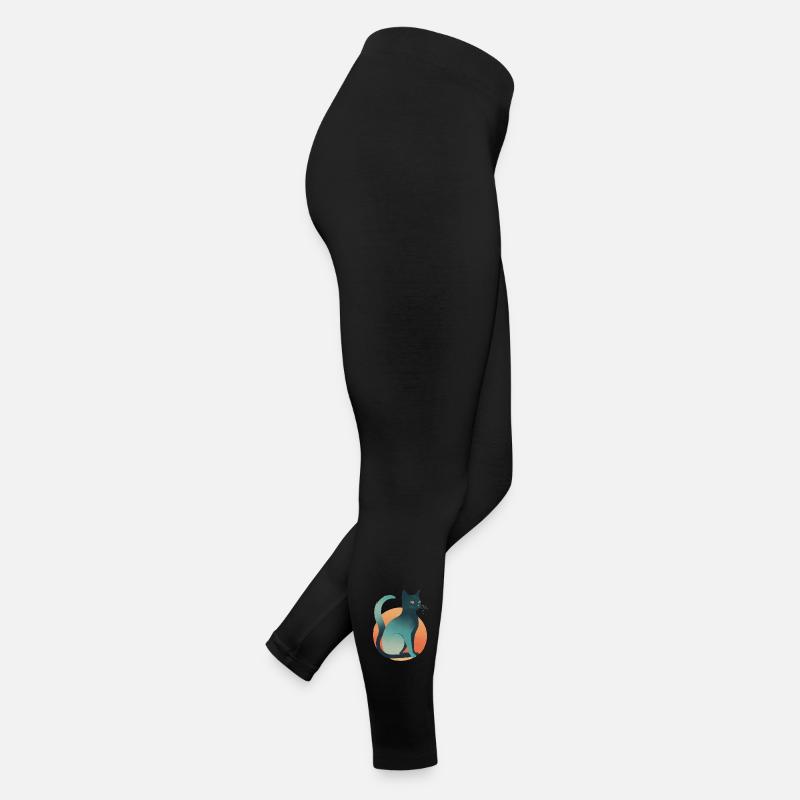 Chat noir Legging en jersey Femme