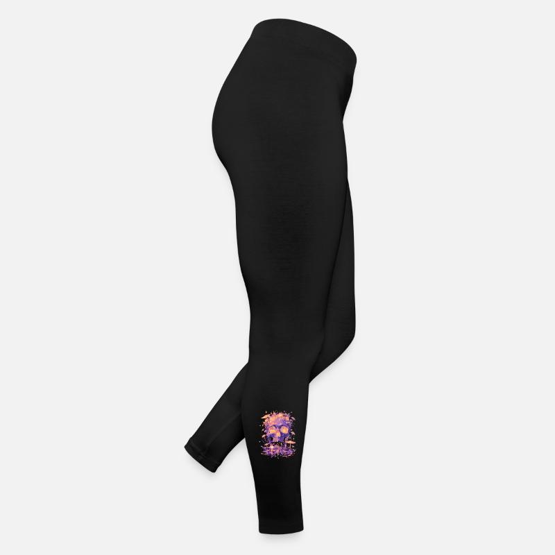 Crâne Champignons Grunge Crâne Cottagecore Legging en jersey Femme