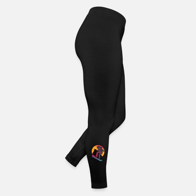 Snowboarding Mädchen Frauen Jersey Leggings