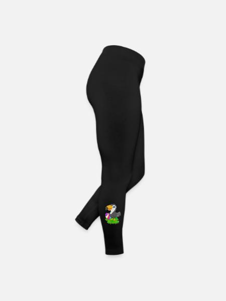 Oeuf de Pâques Toucan - Legging en jersey Femme - noir - Droite