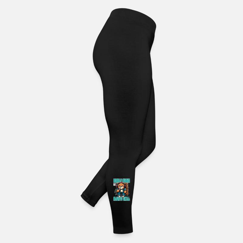 Bearly Awake - Drôle d’ours Design Legging en jersey Femme