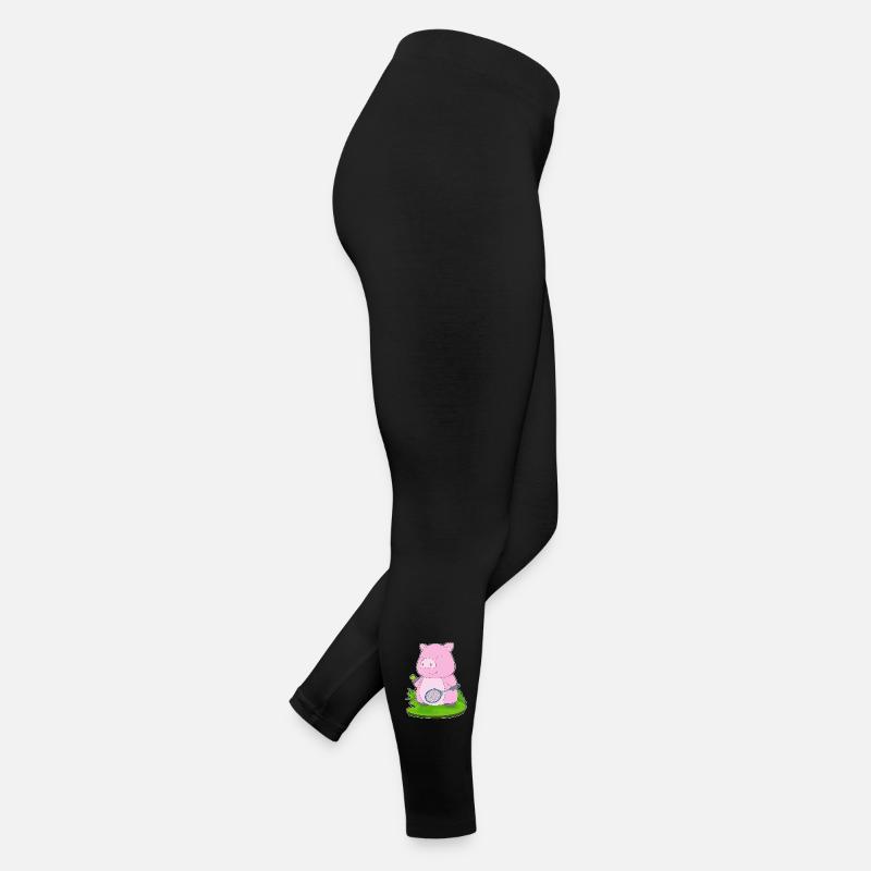 Pig Tennis Racket Women’s Jersey Leggings