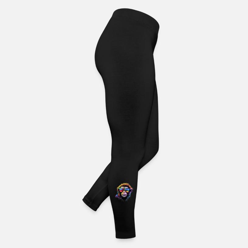 Gibbon Monkey Whitehand Gibbon Monkey Cute Lar Gibbons Women’s Jersey Leggings