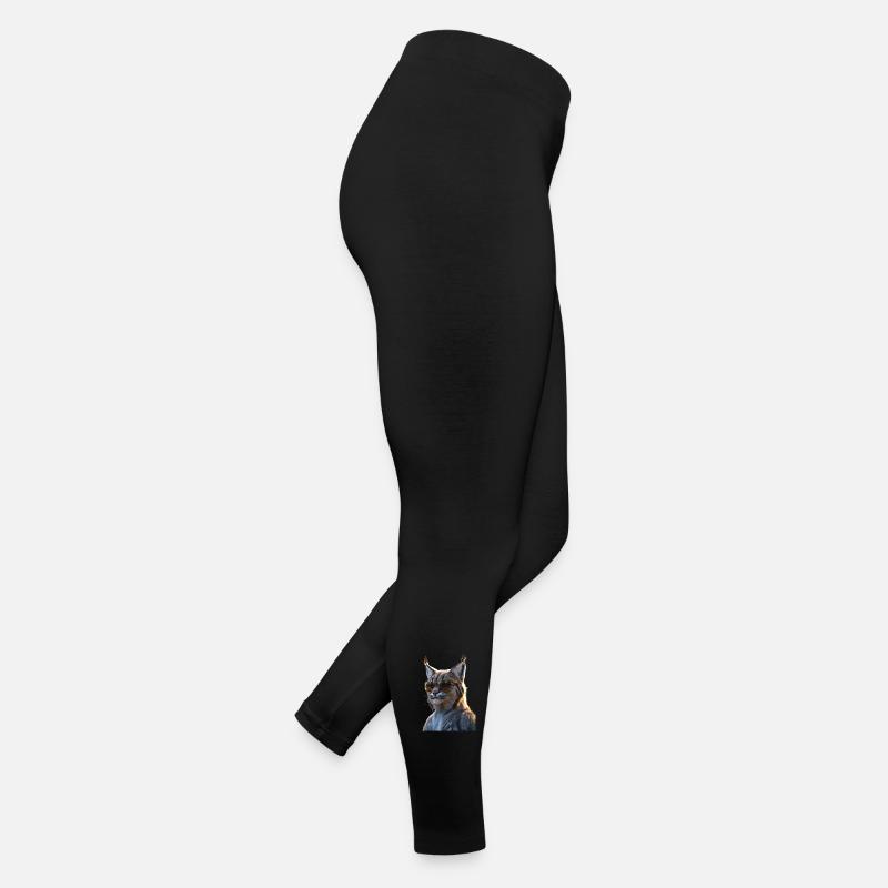 Lynx Chat sauvage Grands chats Chats Mignon Lynx Legging en jersey Femme