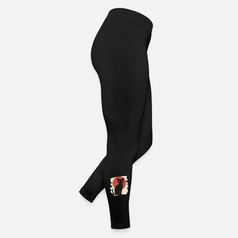 Chat noir Legging en jersey Femme
