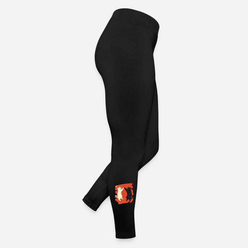 Japanischer Katzen Kampf Frauen Jersey Leggings