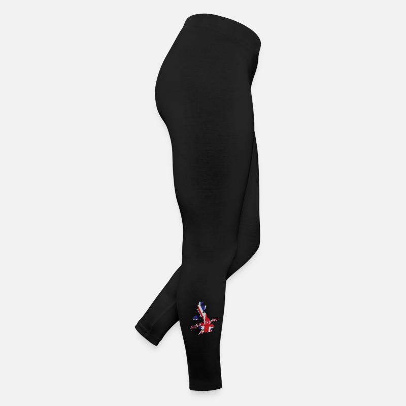 Fierté britannique, drapeau du Royaume-Uni Legging en jersey Femme