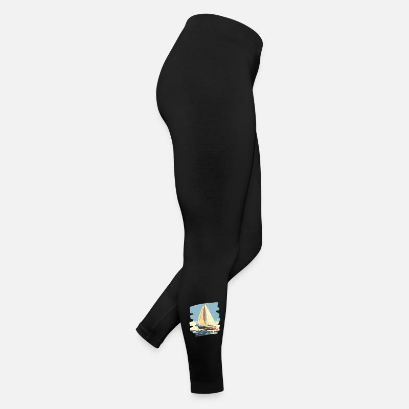 Segelboot Frauen Jersey Leggings