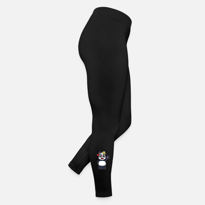 Panda Hat Women’s Jersey Leggings