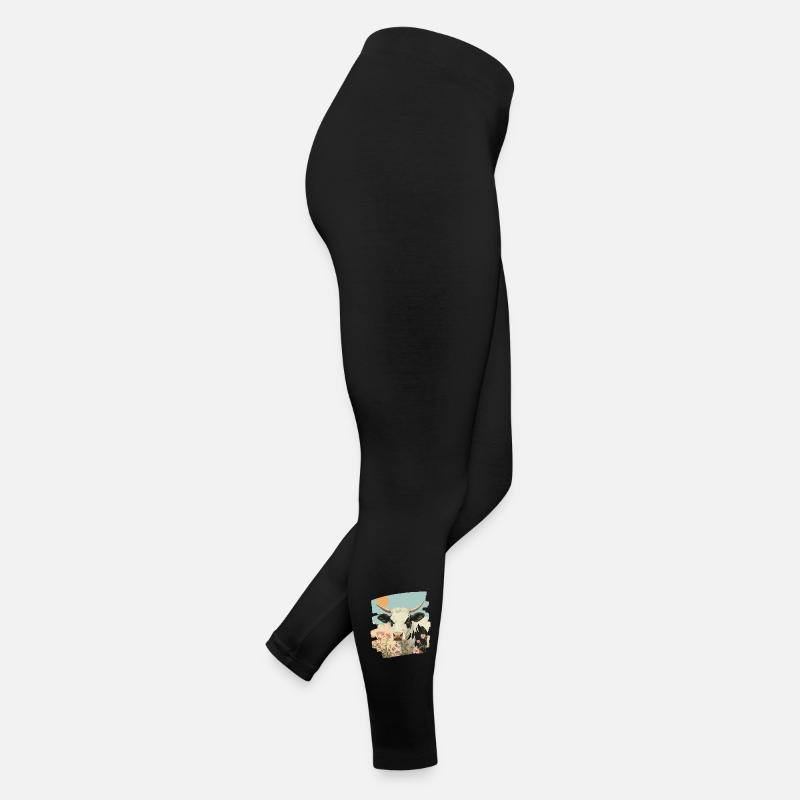 Kuh Bauer Frauen Jersey Leggings